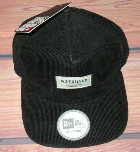 MENS QUIKSILVER BLACK CORDUROY 