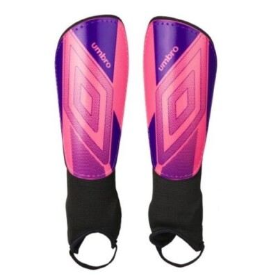 Umbro  Soccer Shin Guards Stirrup Ankle Guard Pink  Peewee Size Kids New