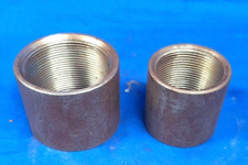 STAINLESS STEEL COUPLING 2" x 2" AND 1-1/2" x 2"  ASST. LOT OF 2 