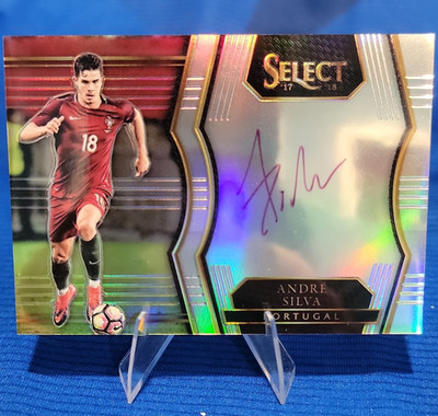 Panini 2017-18 Select Soccer Andre Silva Portugal Prizm Auto Insert SS-ASV