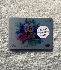 2024 Panini One Football Joe Montana SSP Color Blast CB-JMA CASE HIT 49ERS!!