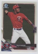 2018 Bowman Chrome Prospects Nick Gordon #BCP49 6u5