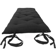 Twin Japanese Floor Rolling Futon Mattress Cotton Shikifuton 3x 39 x 80 Black