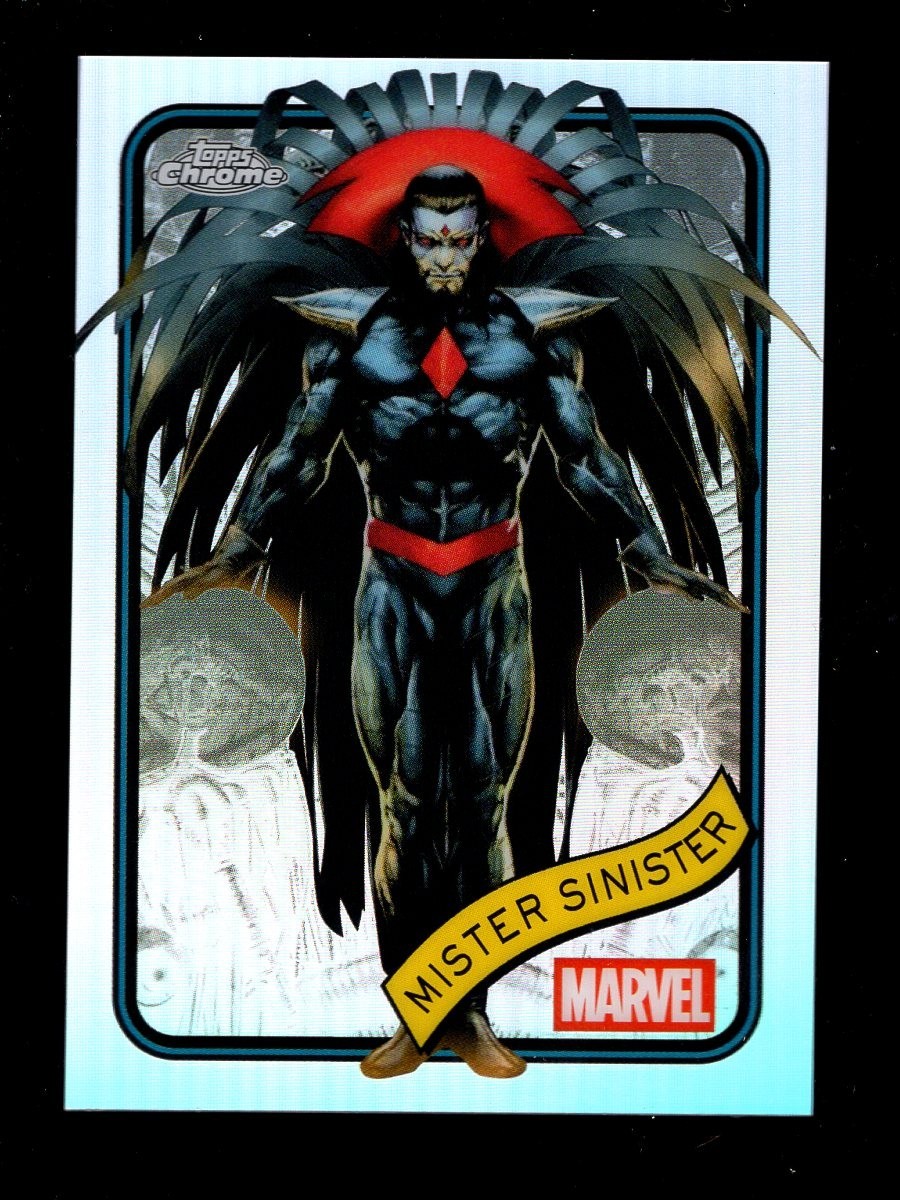 2025 TOPPS CHROME MARVEL REFRACTOR #155 MISTER SINISTER