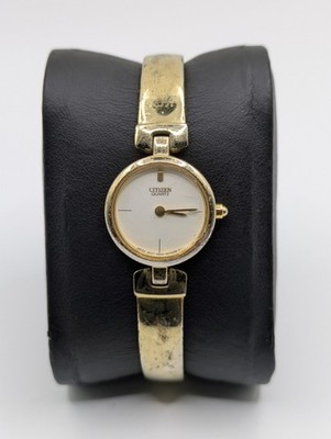 Citizen 5920E Quarzuhr goldfarben Japan ohne Jewels ungeprüft 22,6mm