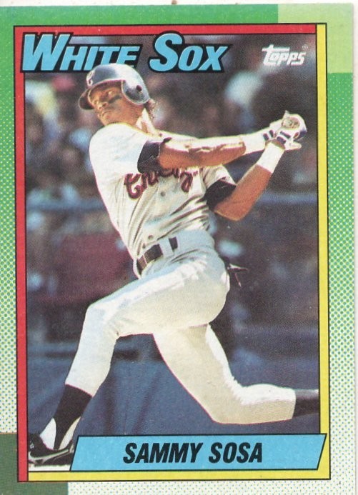 1990 TOPPS SAMMY SOSA RC #692