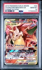 Pokémon Charizard Braixen Tag Team GX Cosmic Eclipse 22/236 Ultra Rare PSA 10