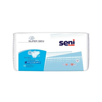 4x Seni Super Extra Inkontinenzhosen, Größe - XL | Packung (30 Stück)