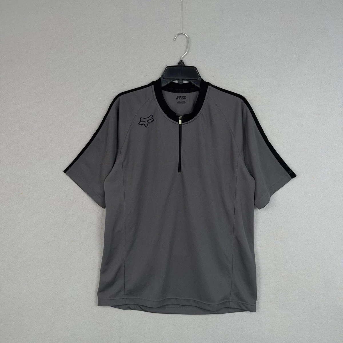 Chemise Fox Racing Homme 2XL Grise - Jersey VTT Cyclisme, Léger Et Respirant