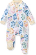 Burt's Bees Baby Boys Footless Pajamas, Sleep and Play Loose Fit