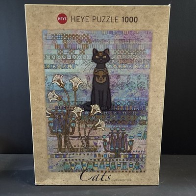 Heye Puzzle-   Egyptian Cat  By Jane Crowther 2020, 1000 pieces