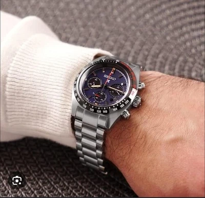 Seiko Prospex Speedtimer 39mm Chronograph Solar Blau SSC815P1 - Bild 1 von 4