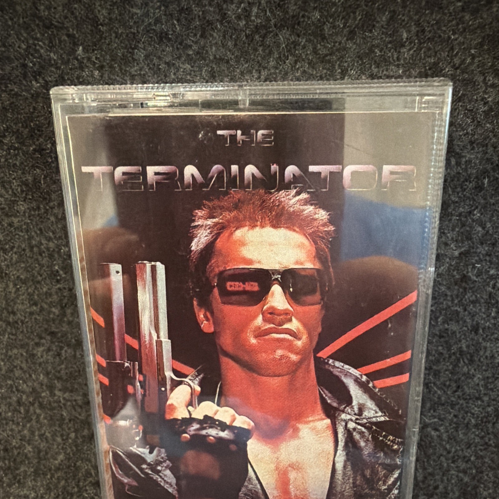 the terminator Original Soundtrack Cassette Tape Enigma 72000-4 Used