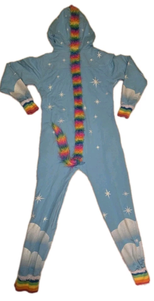 Tipsy Elves One Piece Unicorn Costume Rainbow Women's Size Small Sweatshirt  - Image 3 of 4