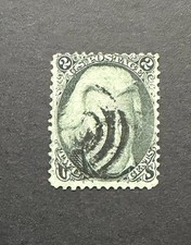 1863 United States Scott # 73 2¢ Black Jack Andrew Jackson Stamp  Used