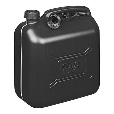 Benzinkanister 20L Kunststoff schwarz UN-geprüft - Bild 1 von 4