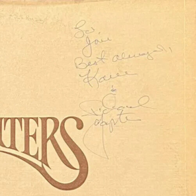 The Carpenters Band Signed LP Album Cover ICZ Autograph COA