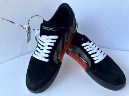 Scarpe da tennis sneakers uomo bianco sporco nuove taglia 10 basse vulcanizzate nere - Foto 13 di 20