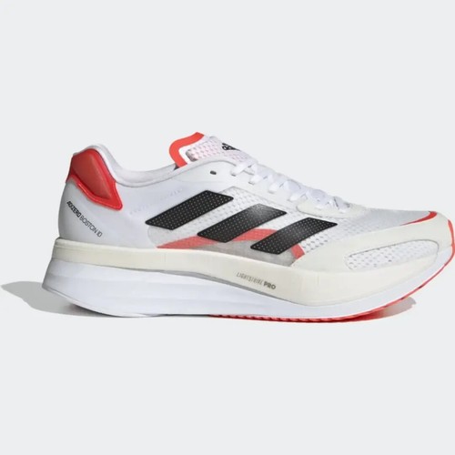 Adidas Adizero Boston 10 weiß schwarz solarrot Herren - FY4079 - Bild 5 von 7