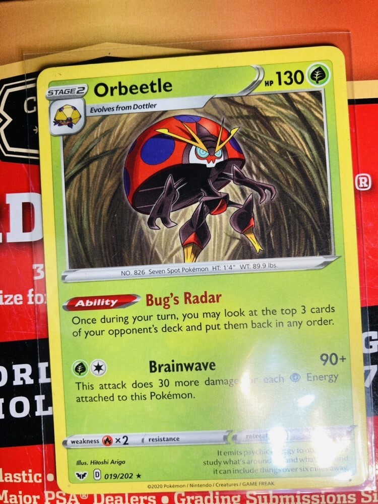 Orbeetle (19/202) [Sword & Shield: Base Set] Rare Pokemon TCG V555