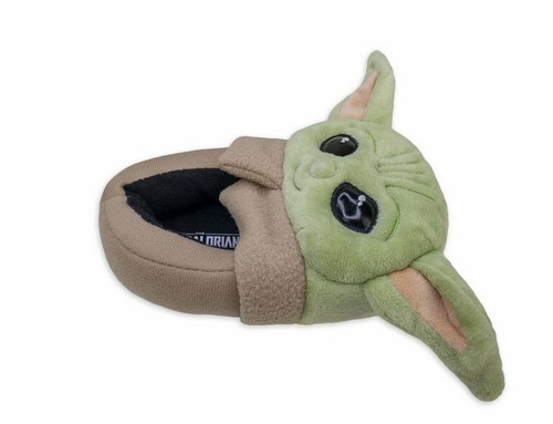 Star Wars Mandalorian Baby Yoda Slippers Pajama Shoes Boys Girl 11 12 13 1 2 3 4 - Picture 2 of 5