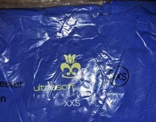 ultrasoft scrubs Medical/Nursing Royal Blue top size XXS short sleeve