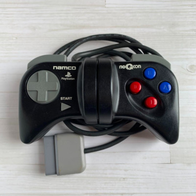 NAMCO NEGCON Black NPC-104 PlayStation PS1 Console-only Japan Used Tested