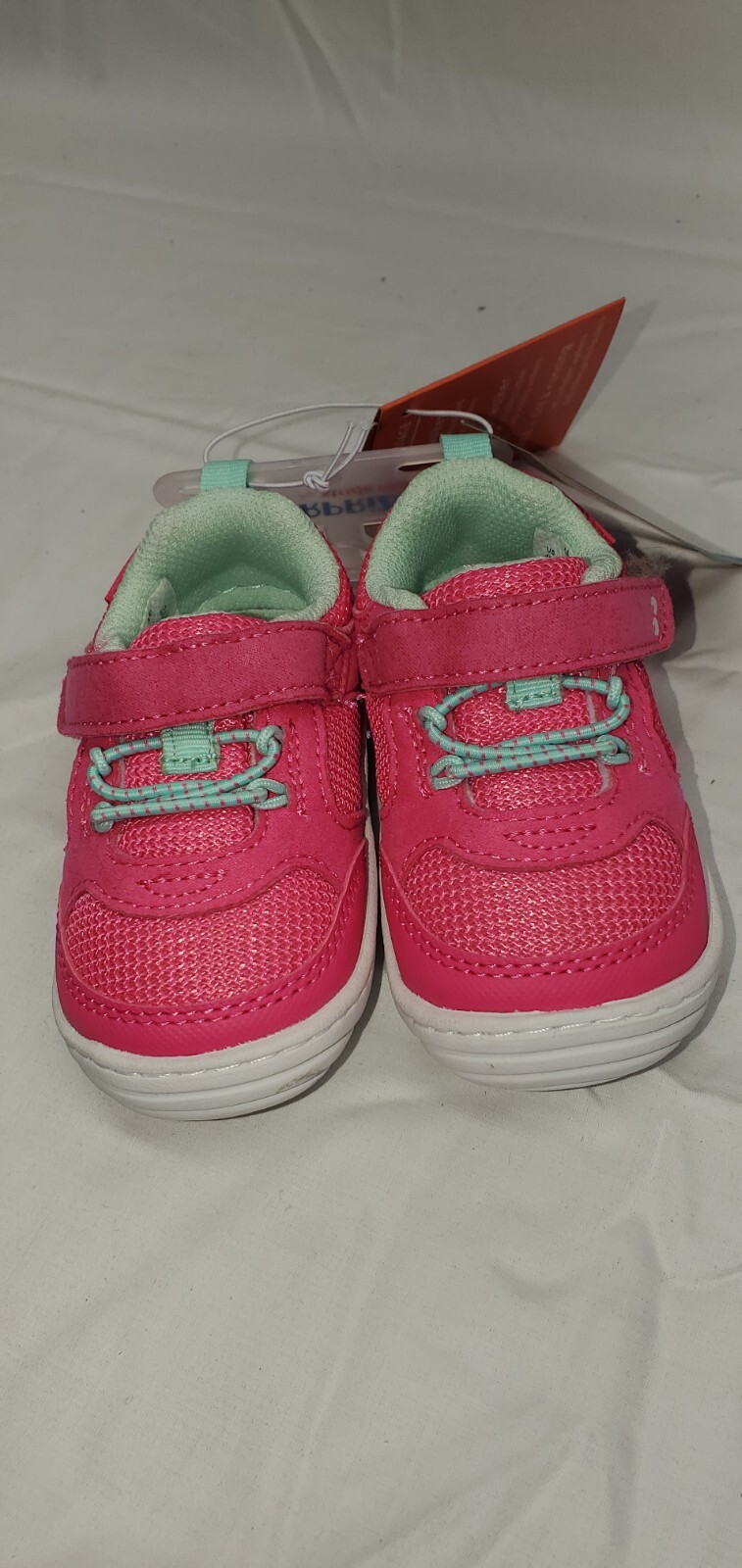 New w/tags, Surprize by Stride Rite Baby Girls Ari Pink Sneakers, size