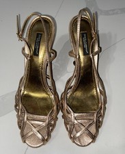 Pre-Owned Dolce & Gabbana Pink Size 36 .5. Sling Back Heels Good Condition