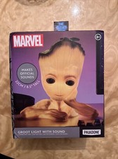 Paladone Groot Light Desk Lamp Figure MARVEL Guardians Galaxy RARE NIB LED Sound
