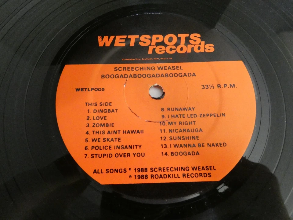 SCREECHING WEASEL - BOOGADA BOOGADA BOOGADA - + INNER - UK - VERY GOOD - Image 2 of 4