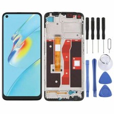 For OPPO A54 4G CPH2239 6.51" LCD Display Touch Screen Digitizer Assembly Frame