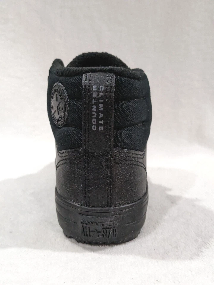 Botas altas negras Converse CTAS Berkshire para niños pequeños - talla Asst NWB A01784C Foto 4 de 4