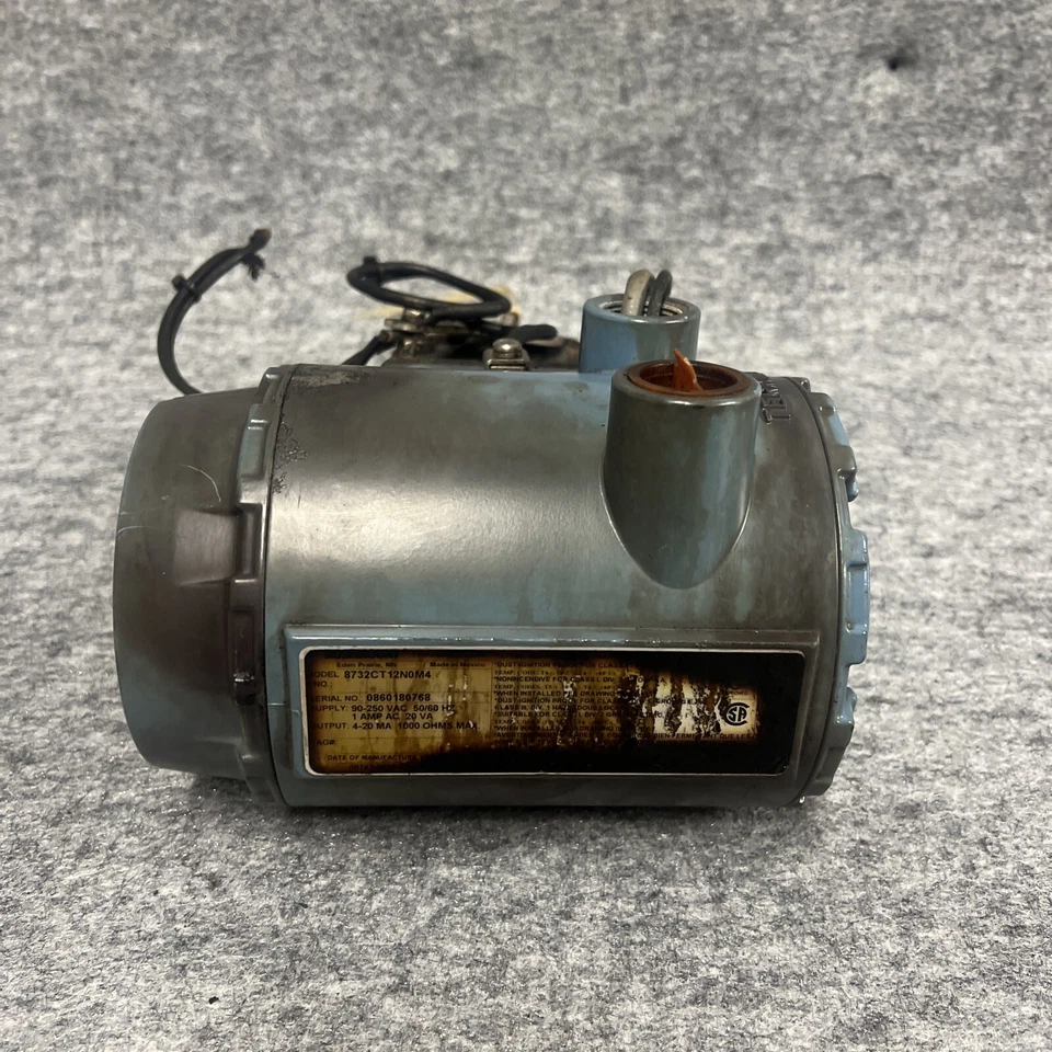 Rosemount 8732CT12N0M4 Transmitter With 8711TSA005U5N0G1 1/2" Flowtube FOR PARTS - Image 3 of 4