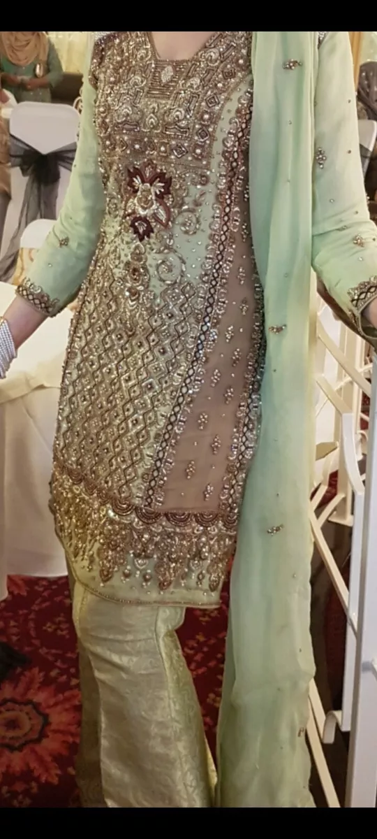Pakistani Indian Wedding Dress. Crimson gul ahmed maria b khaadi