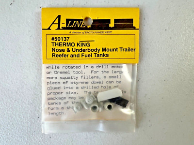 A-Line #50137 HO Thermo King Trailer Reefer & Fuel Tanks- NOS