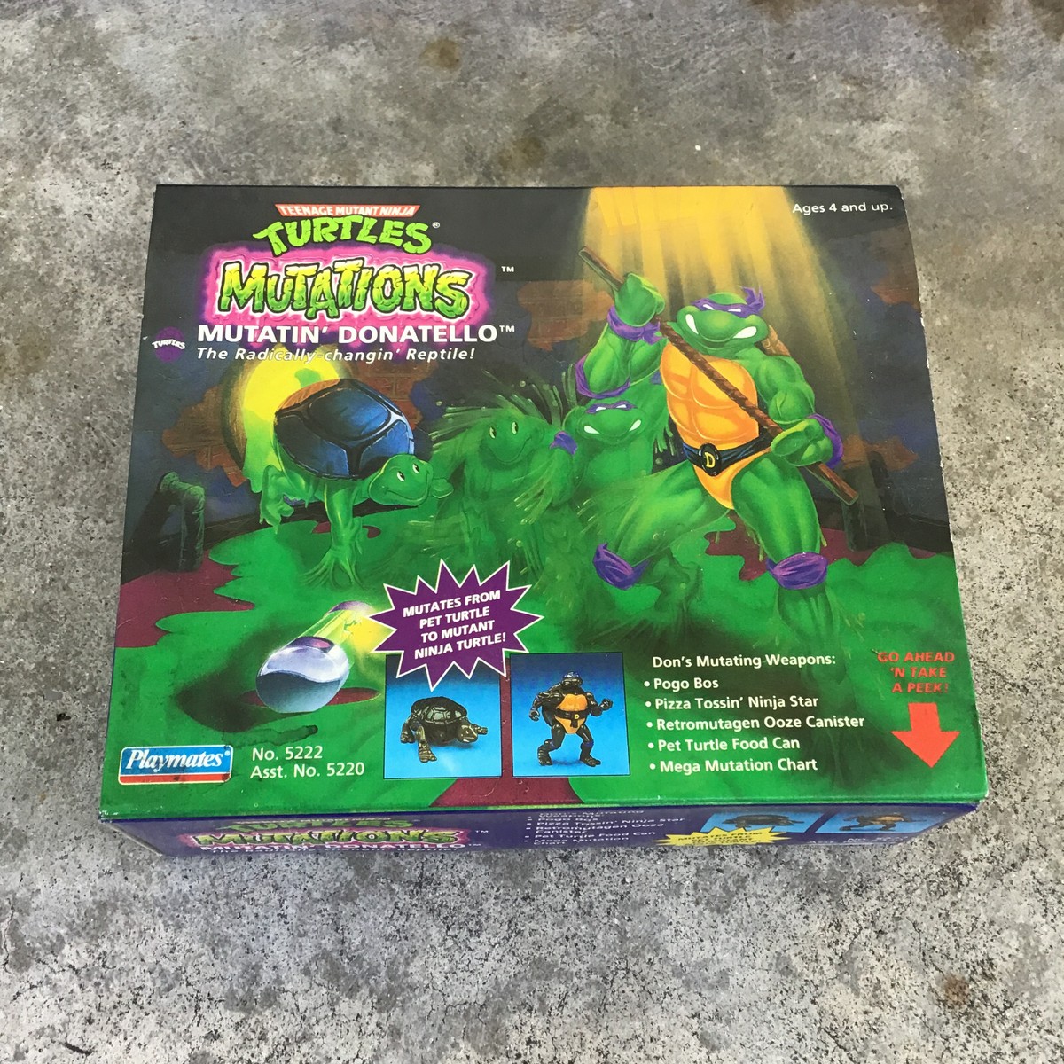 Teenage Mutant Ninja Turtles Mutations Mutatin' Donatello NIB1992