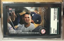 2016 TOPPS NOW #422 GARY SANCHEZ SGC 100 PRISTINE NEW YORK YANKEES ROOKIE CARD 