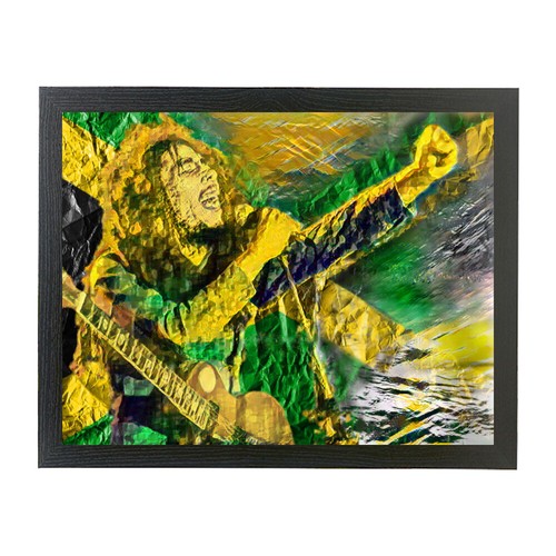 70 anni '70 Icon Legend BOB M REGGAE JAMAICA MUSICA cuscino per laptop vassoio da cena giro regalo - Foto 14 di 14
