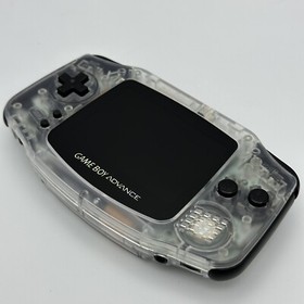 Nintendo Game Boy Advance GBA iPS V2 Backlight Backlit LCD Console Clear & Black