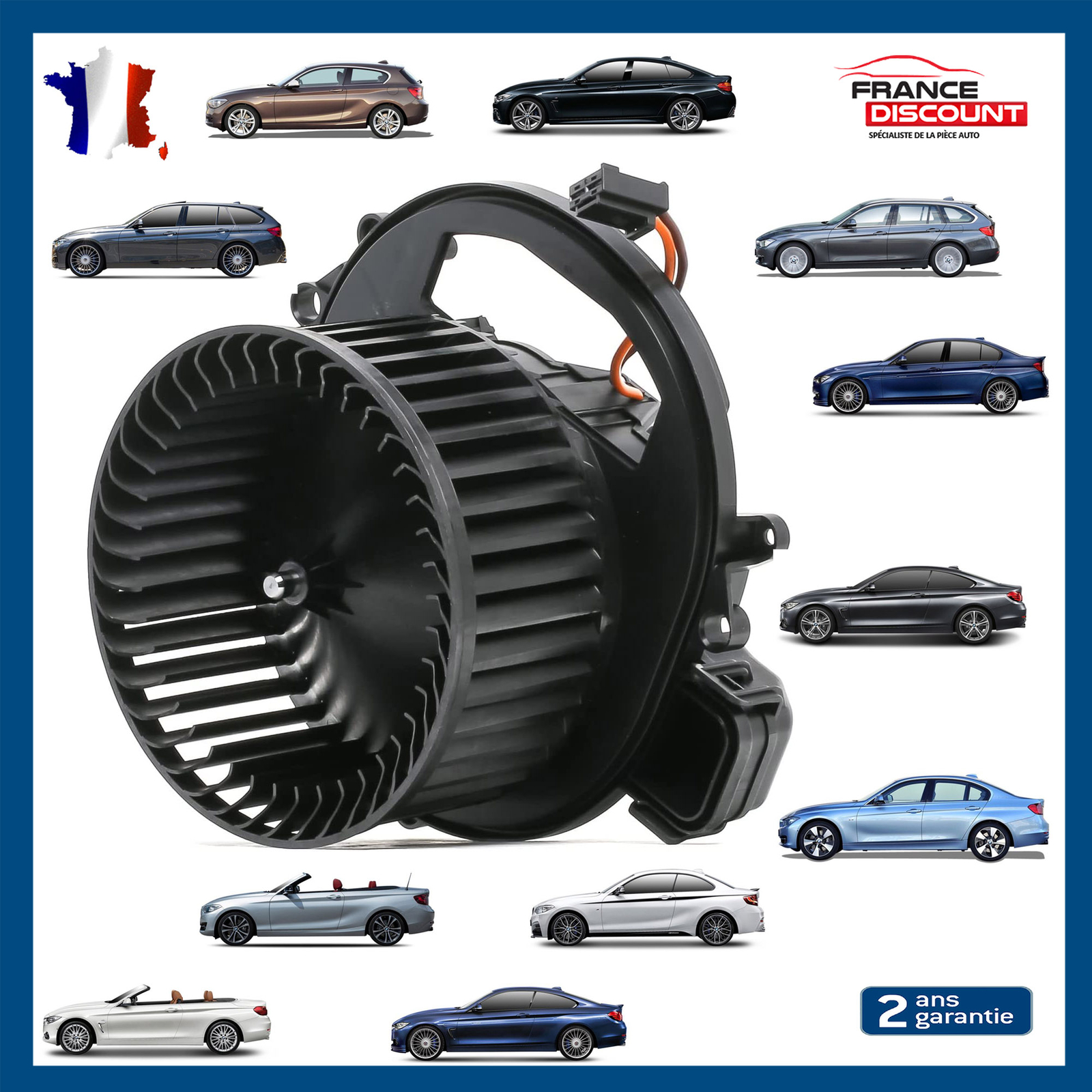 Ventilation BMW F22 en panne ? Pulseur de chauffage habitacle 9237557 pour F23 F87