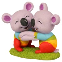 Aqua Della Aquariumdekoration Koalas Leuchtend 9X5,5X8 Cm FüR Süß- U. Meerwasser