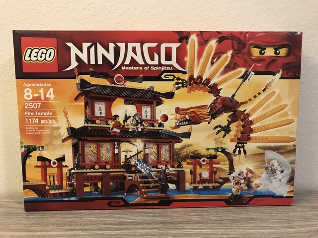 lego ninjago fire temple 2507