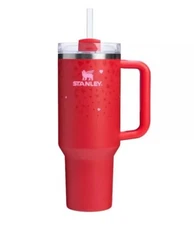 Stanley x Target Exclusive ValentinesDay Quencher 40ozTumbler W CharCharms BOOT 