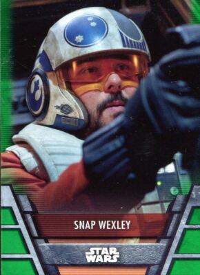 Star Wars Holocron 2020 Green Base Card Res-30 Snap Wexley