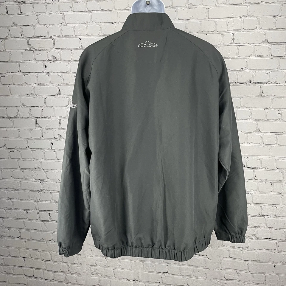 Sun Mountain Grey Wind Wear Lost Creek Lightweight Golf Zipped Jacket Large L - Image 2 of 4