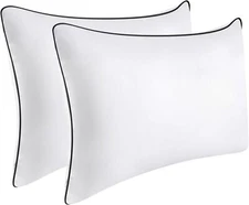 Bed Pillows for Sleeping 2Pack Medium Firm, King Size Set of 2, Cooling Pillows 