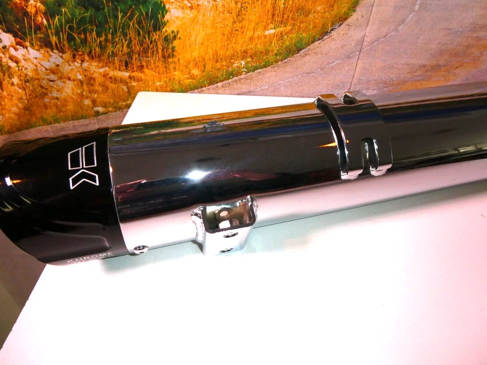 Silenciador Indian 4" LH Khrome Werks Slip On Chief Vintage Clásico '14 Hasta 202750 X1 Foto 3 de 4