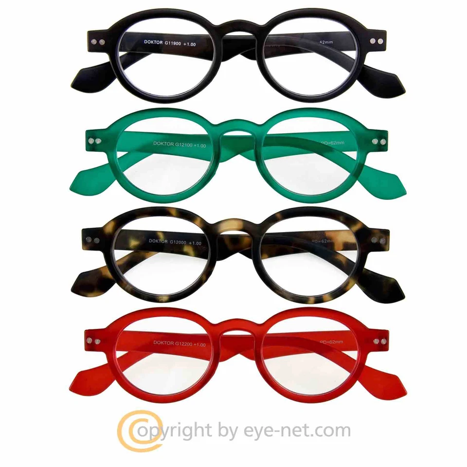 DOKTOR - Nerd - Retro-Lesebrille - inklusive Etui - I Need You by EYE-NET