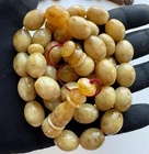 Natural Baltic Amber Islamic Prayer Rosary Brandy 72g. 33 Beads Misbaha Tesbih